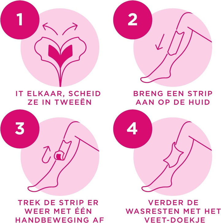 Veet Pure Ontharingsstrips Bikinilijn - Gevoelige huid - 16 stuks - Verpakking beschadigd