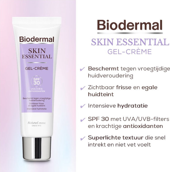 Biodermal Skin Essential dagcrème - 50ml - Verpakking beschadigd