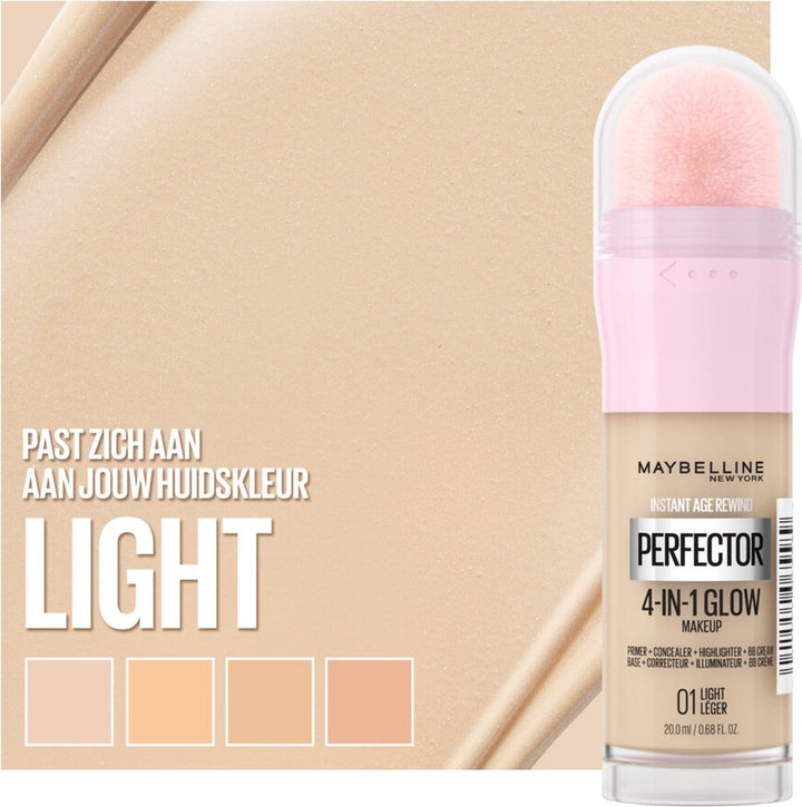 Maybelline Instant Anti-Age Perfector 4-in-1 Glow Light - Primer, Concealer, Highlighter en BB-Cream in 1 - 20 ml