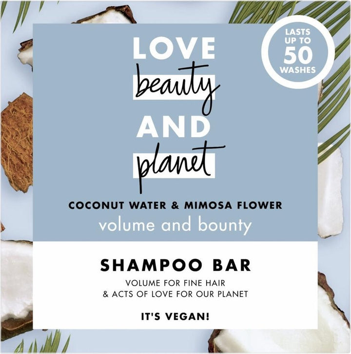 Shampoo Bar Coconut Water &amp; Mimosa Flower Volume &amp; Bounty 90 gr – Verpackung beschädigt