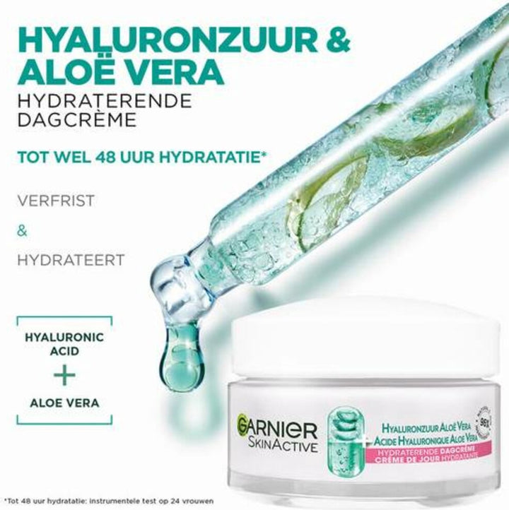 Garnier SkinActive Hyaluronic Acid Aloe Vera Moisturizing Day Cream - 50ml - packaging damaged