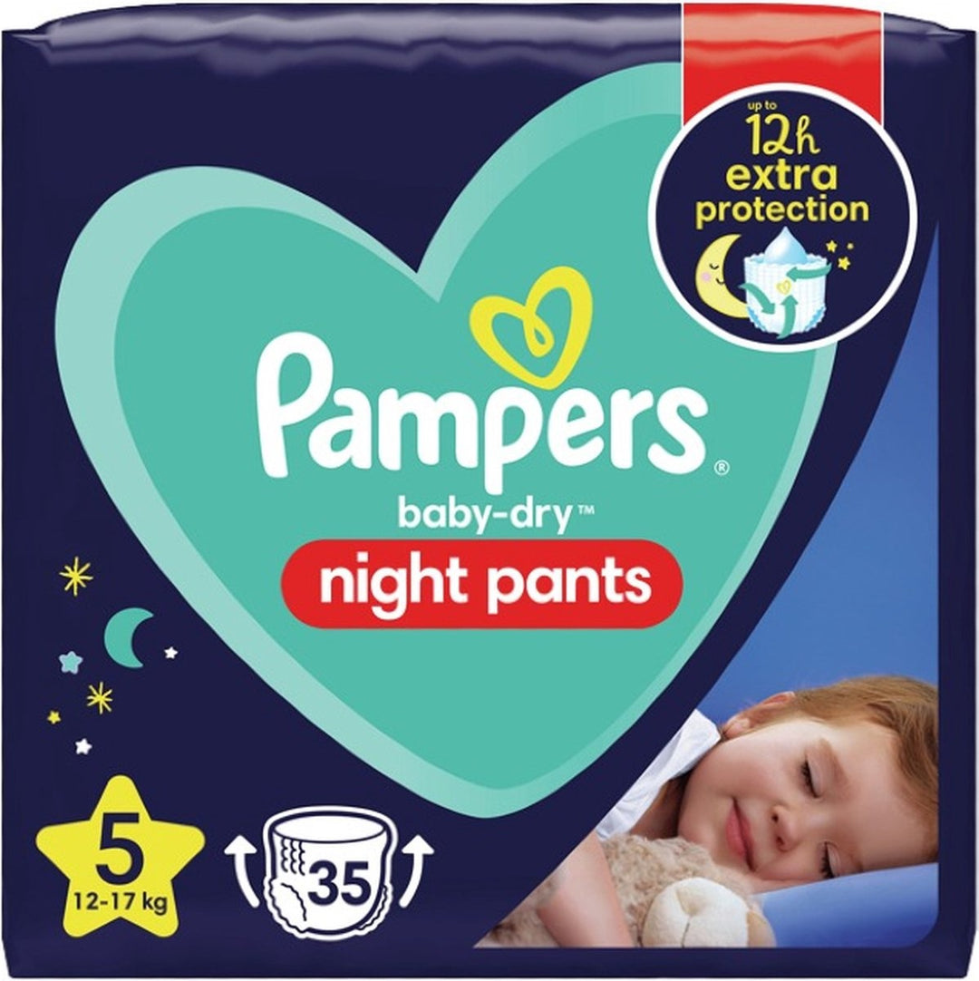 Baby Dry Night Pants 5 (2 x 35 Stück) - Verpackung beschädigt