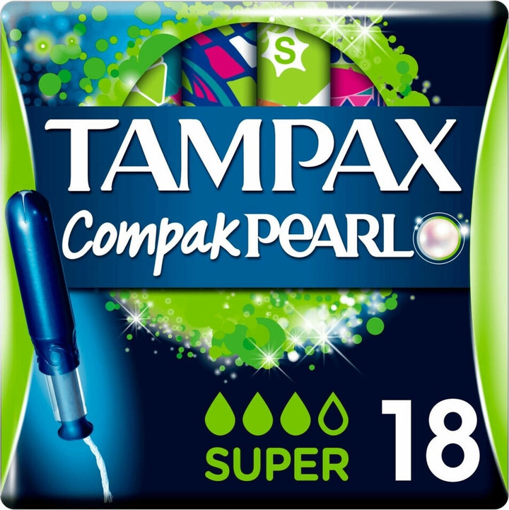 Tampax Compak Pearl Super - Tampons 18 Stück - Verpackung beschädigt