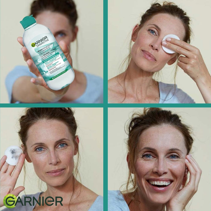 Garnier SkinActive Mizellen-Reinigungswasser mit Hyaluronsäure und Aloe Vera 400 ml