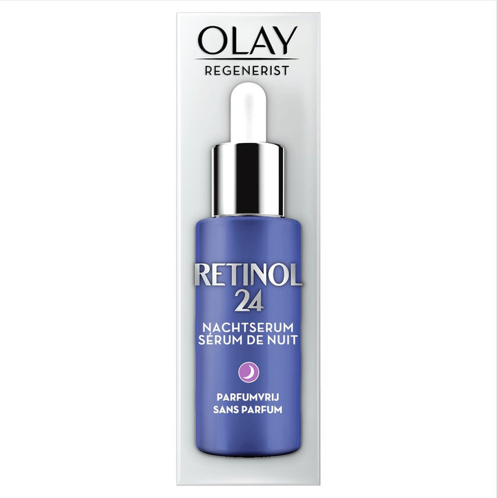 Olay Retinol24 - Night Serum - Fragrance-free With Retinol And Vitamin B3 - 40 ml - Packaging damaged