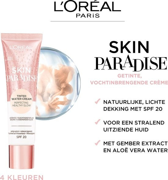 L'Oréal Paris Skin Paradise – 03 fair – feuchtigkeitsspendende BB-Creme – 30 ml