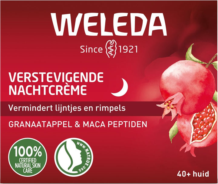 Weleda Granatapfel &amp; Maca Straffende Nachtcreme – 40 ml – Verpackung beschädigt