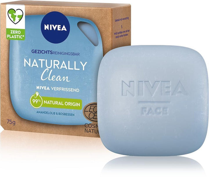 NIVEA Naturally Clean Face Cleasing Bar Erfrischend 75gr