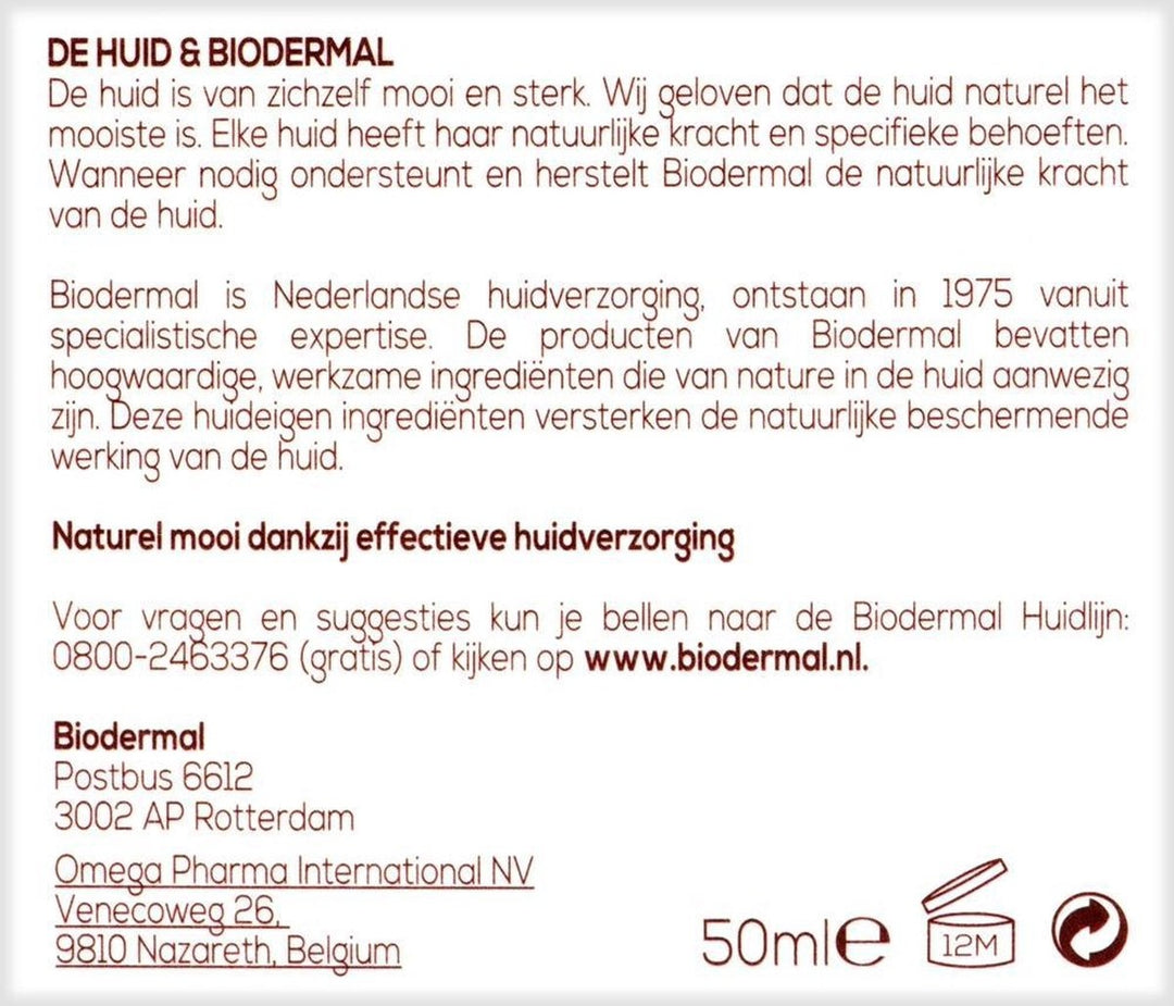 Biodermal Anti Age 30+ - Dagcrème tegen huidveroudering - SPF15 - 50ml