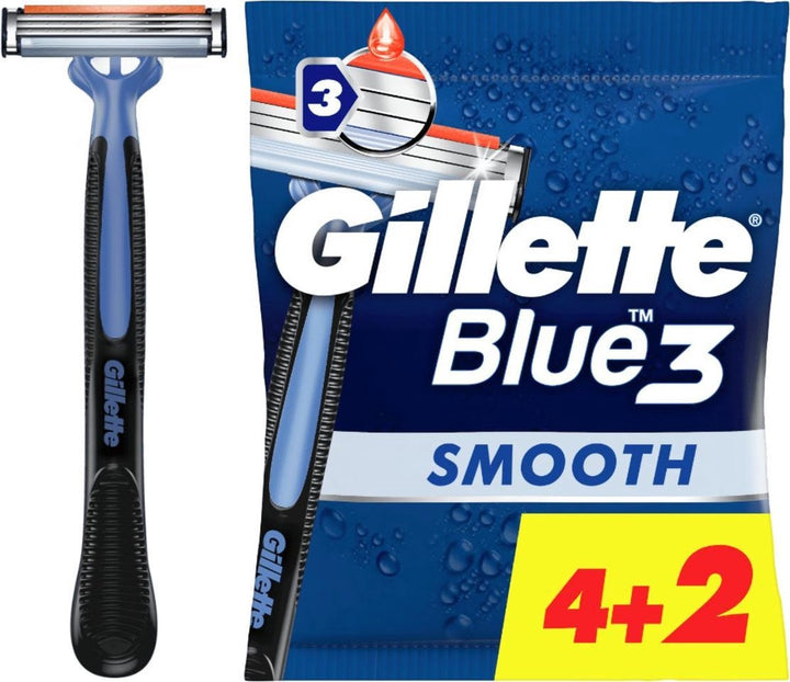 Gillette Blue3 Smooth 4+2 pieces