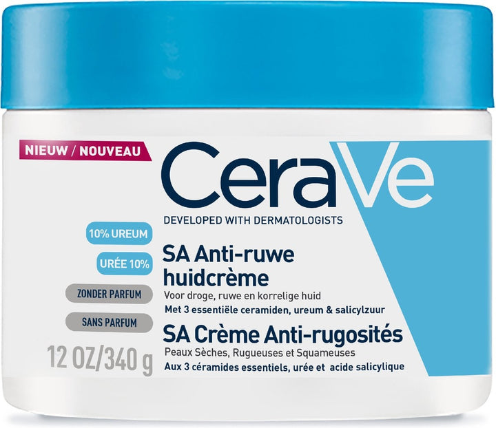 CeraVe – SA Smoothing Cream – für trockene und raue Haut – 340 g