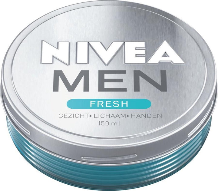 NIVEA MEN FRESH hydratatie van gezicht, lichaam en handen -150ml - Verpakking beschadigd