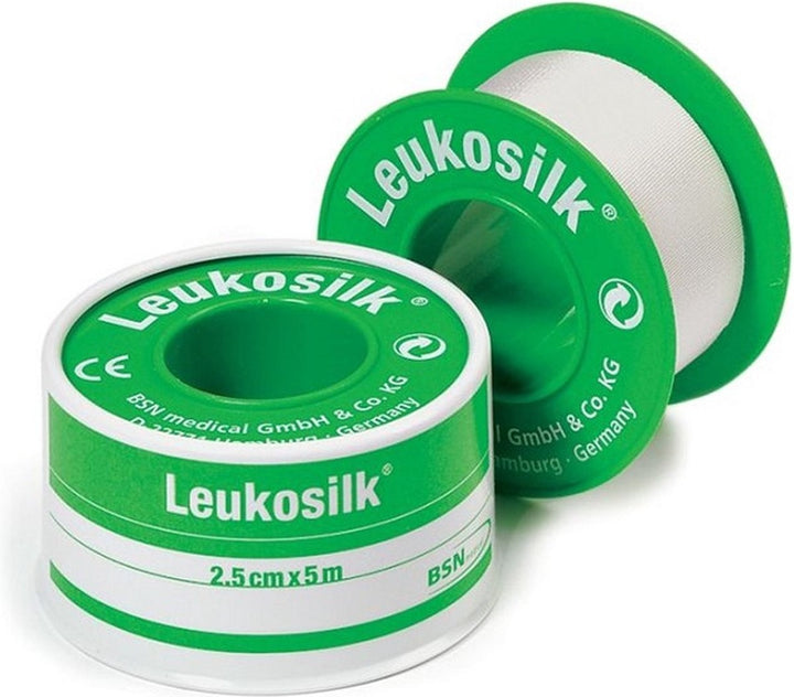 Leukosilk Gevoelige huid - 5 m x 2.5 cm - Pleisters