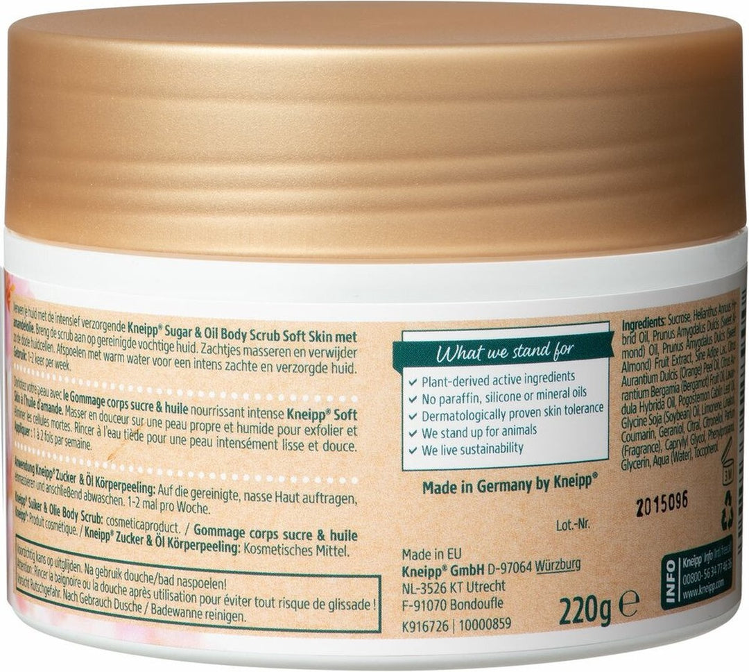 Kneipp Soft Skin - Sugar & Oil Body Scrub - Verpakking beschadigd