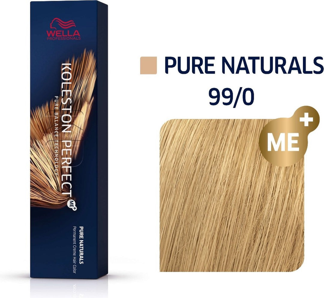 Wella Professionals Koleston Perfect Me+ – Haarfärbemittel – 99/0 Pure Naturals 60 ml – Verpackung beschädigt