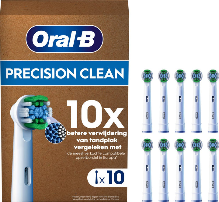 Oral-B Precision Clean Pro - Brush Heads - 10 Pieces - Damaged packaging