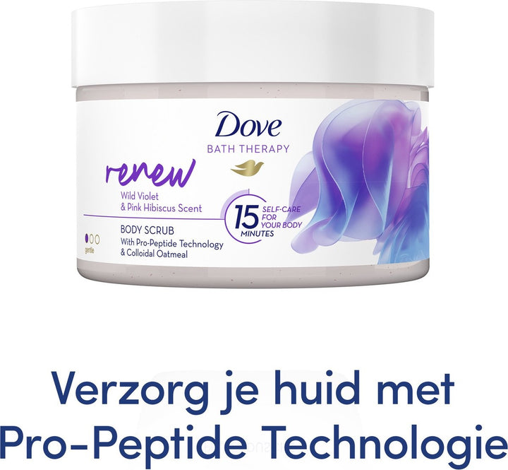 Dove Bath Therapy - Erneuerungs-Körperpeeling - 295 ml