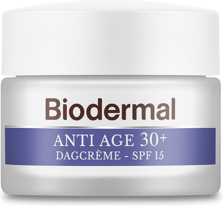 Biodermal Anti Age 30+ - Dagcrème tegen huidveroudering - SPF15 - 50ml - Verpakking beschadigd