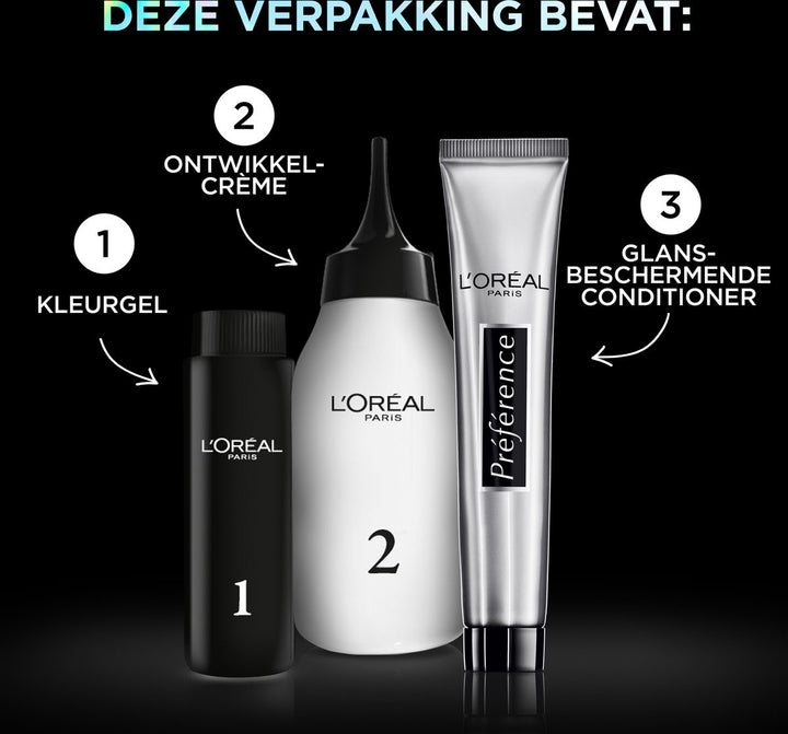 L'Oréal Paris Préférence Vivids 10.112 – Silver Grey Soho – Permanente Haarfarbe – Verpackung beschädigt