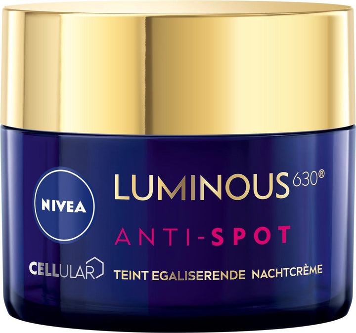 NIVEA Cellular Luminous 630 Anti-spot, teint egaliserende Nachtcrème - 50ml - Verpakking beschadigd