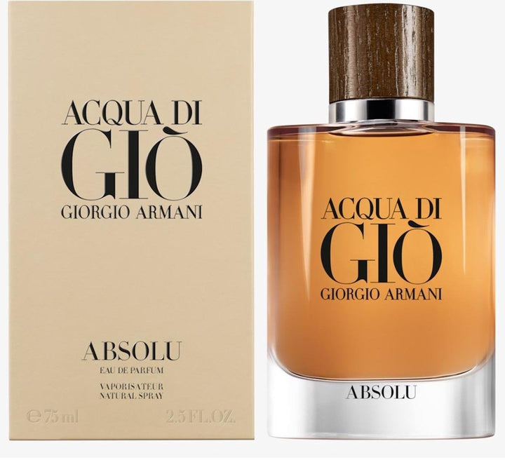 Giorgio Armani Acqua di Gio Absolu 75ml - Eau de Parfum - Men's perfume