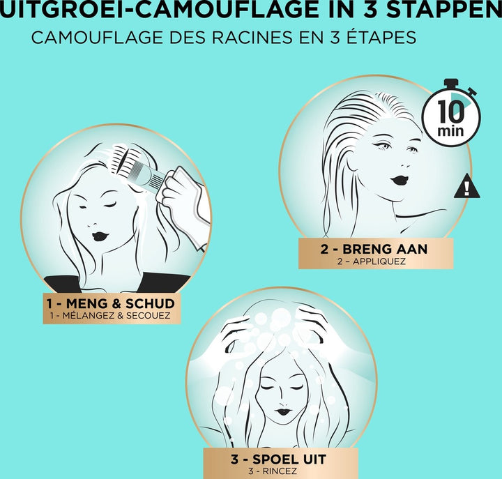 L'Oréal Paris Magic Retouch Permanent 6 – Dunkelblond – Permanente Haarfarbe