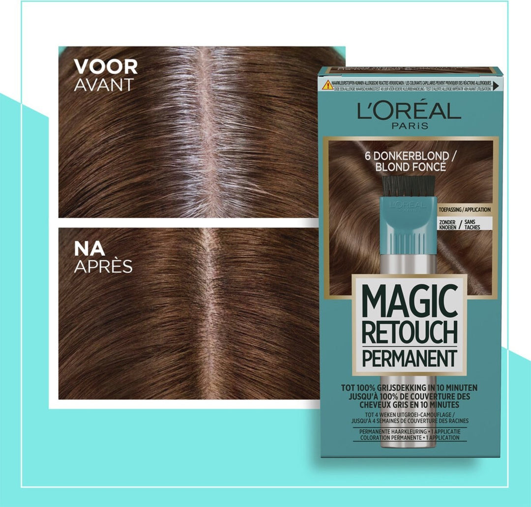 L'Oréal Paris Magic Retouch Permanent 6 – Dunkelblond – Permanente Haarfarbe