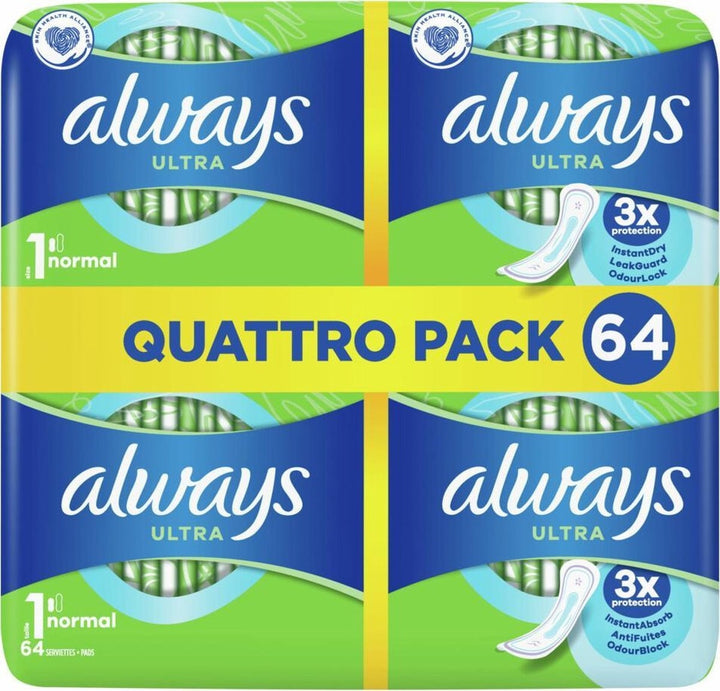 Always Ultra Normal - 64 Pieces - Sanitary Pads