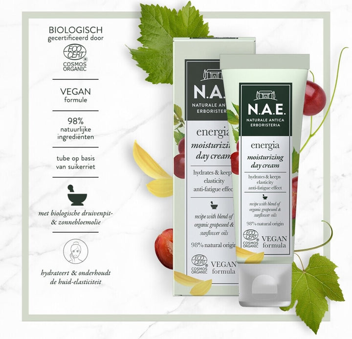 NAE Energia Moisturizer Day Cream Vegan - 50 ml