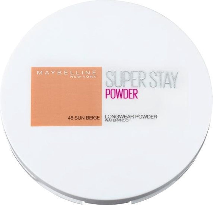 Maybelline SuperStay Full Coverage Powder Foundation - 48 Sun Beige - Matte Finish - Powder