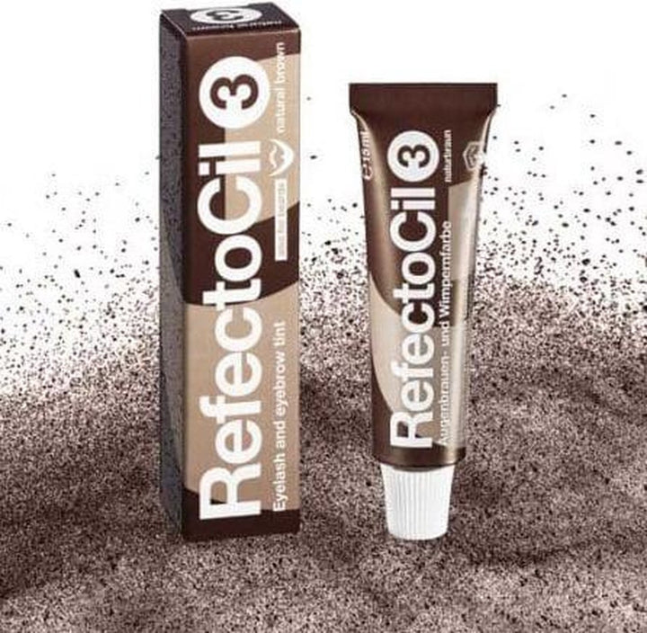 RefectoCil Eyebrow and Eyelash Dye - No. 3 Brown - 15 ml - Packaging damaged