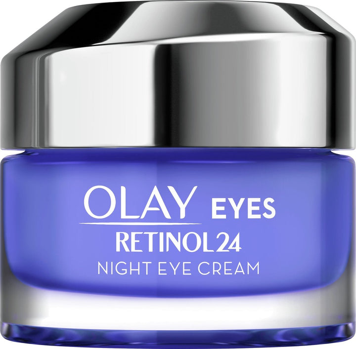 Olay Retinol24 – Augencreme für die Nacht – mit Retinol und Vitamin B3 – 15 ml – Verpackung beschädigt