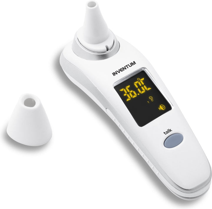 Inventum TMO430 – Ohrthermometer – Fieberthermometer, Infrarot, 30 Speicherplätze – Verpackung beschädigt