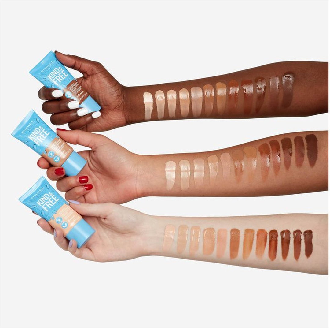 Rimmel London KIND &amp; FREE Vegan Foundation - 400 Natural Beige