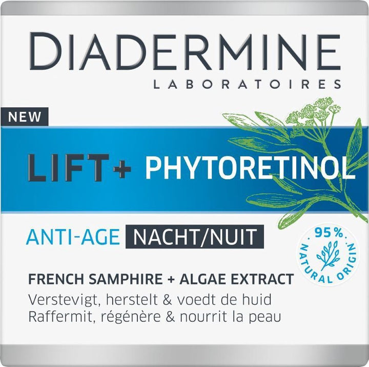 Diadermine Phytoretinol Lift+ Anti-Age Night Cream 50ml - Packaging damaged