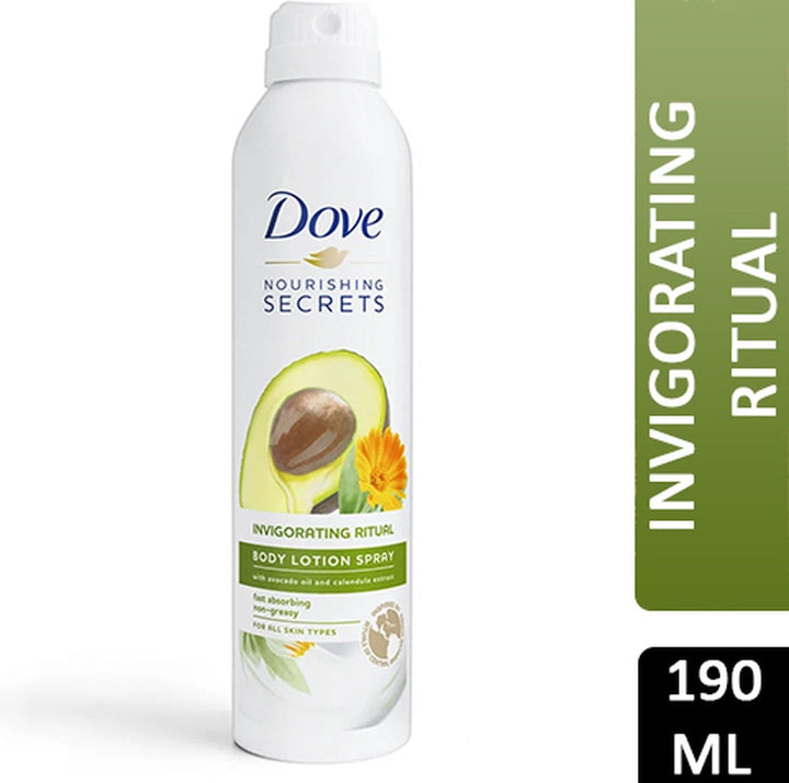 Dove Invigorating Ritual Avocado Oil – Körperlotion Spray 190 ml