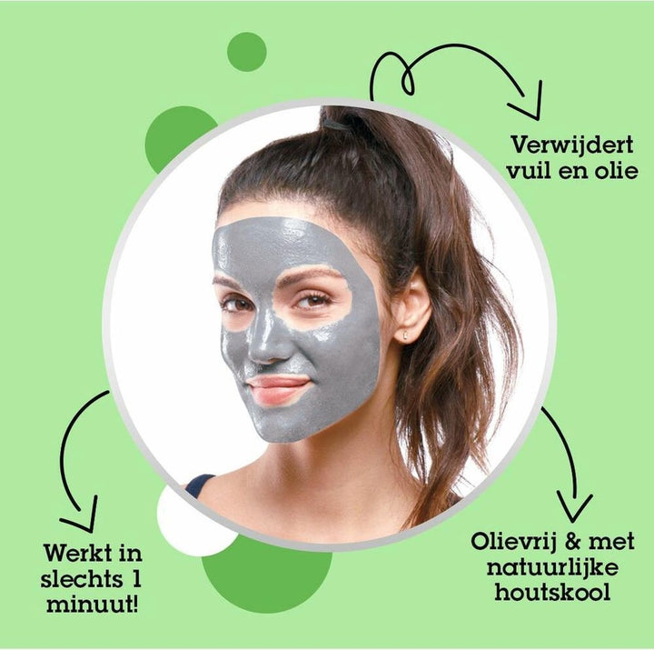 Bioré 1-Minuten-Maske mit Aktivkohle - 4 Stk.