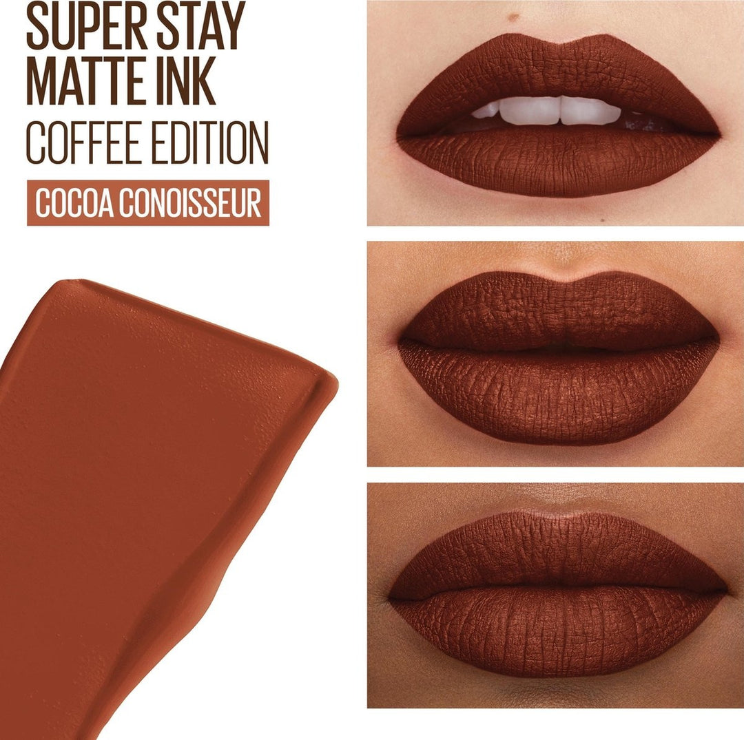 Maybelline SuperStay Matte Ink Lipstick Coffee Collection Limited Edition - 270 Cocoa Connoisseur - Bruine Lippenstift - 5 ml