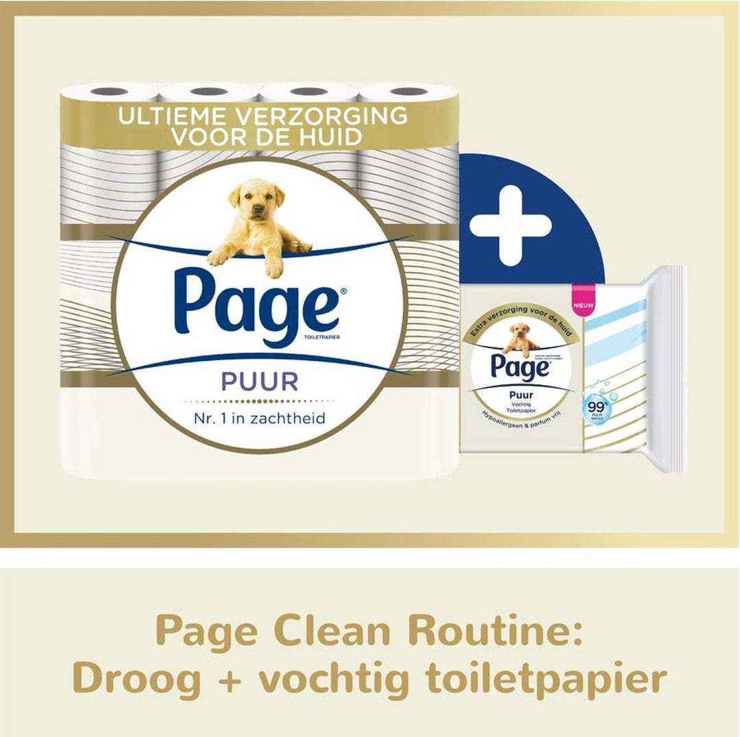 Page Puur Toiletpapier - 24 rollen - Extra duurzaam - Voordeelverpakking