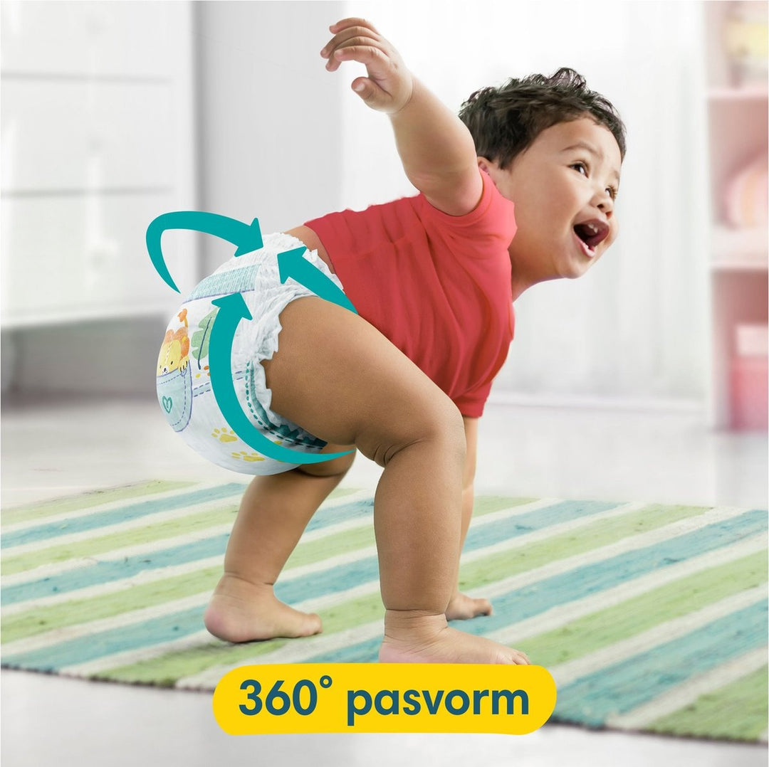 Pampers Baby-Dry Pants – Größe 6 (14–19 kg) – 138 Windelhosen – Monatsbox – Verpackung beschädigt