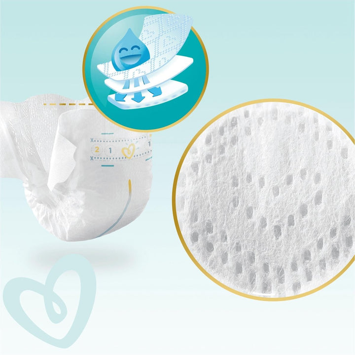 Pampers Premium Protection Größe 4 – 9 kg/14 kg – 78 Stück.