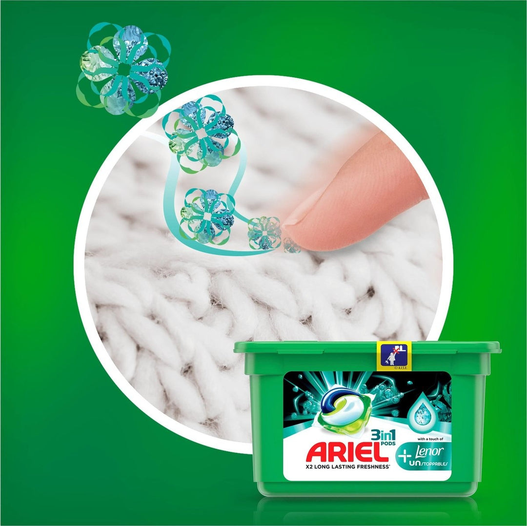 Ariel All in 1 Wasmiddel Pods + Touch of Lenor Unstoppables - 40 Wasbeurten - Voordeelverpakking