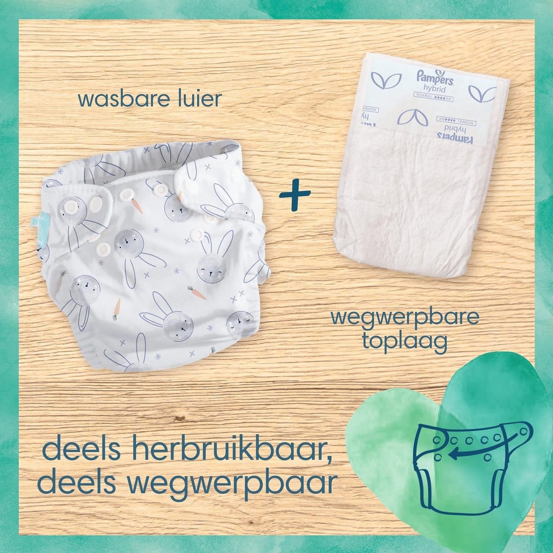 Pampers Harmonie Hybrid – Starterpaket – Waschbare Windeln für Babys – Verpackung beschädigt