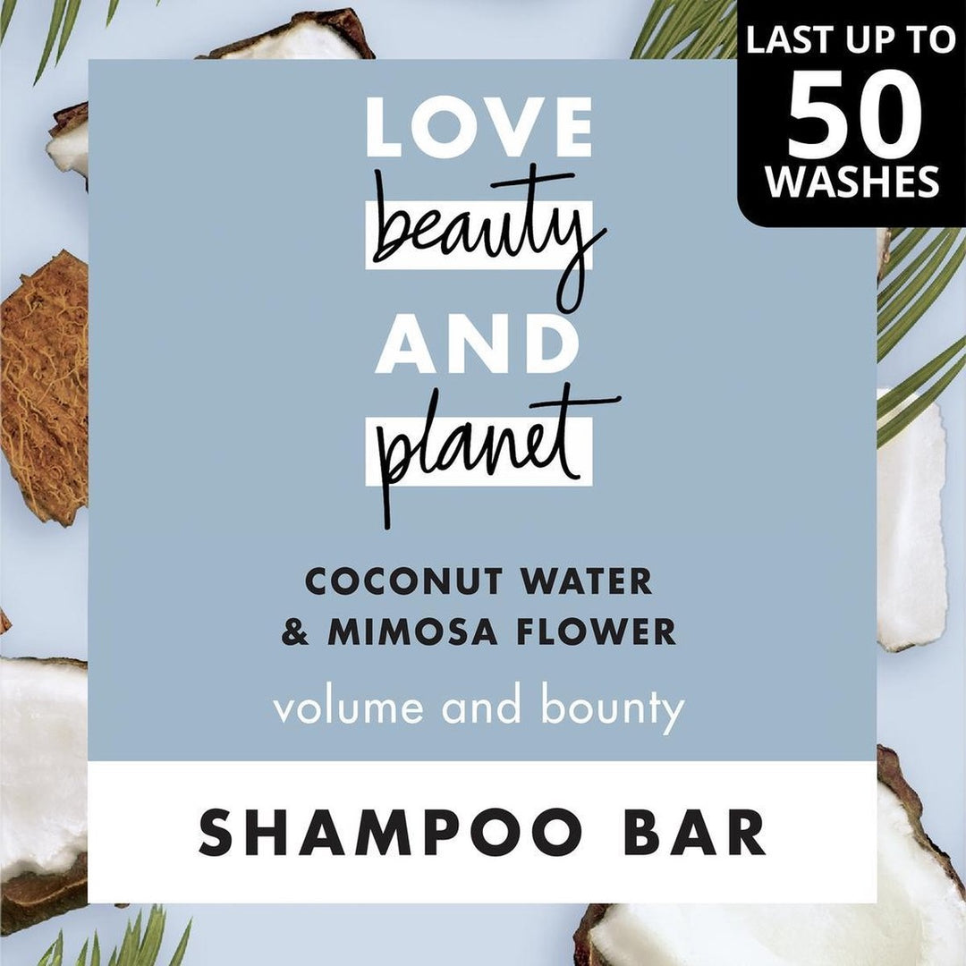 Shampoo Bar Coconut Water &amp; Mimosa Flower Volume &amp; Bounty 90 gr – Verpackung beschädigt