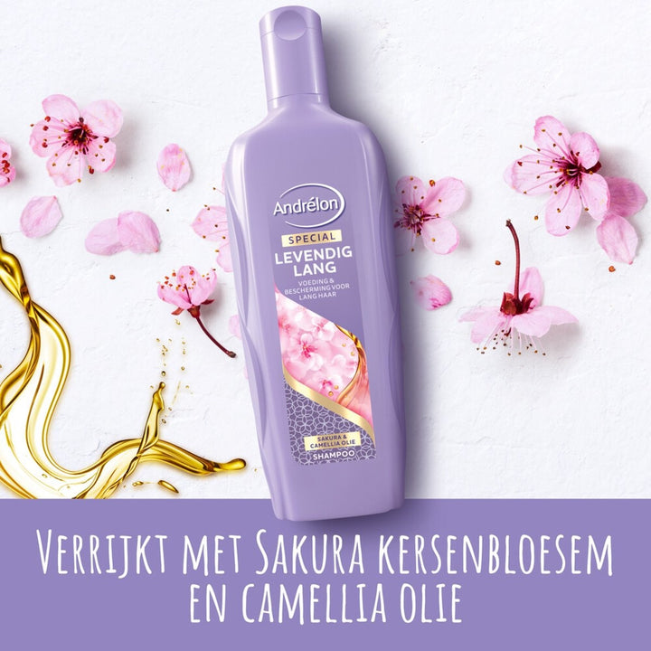 Andrélon Shampoo Levendig Lang - 300 ml