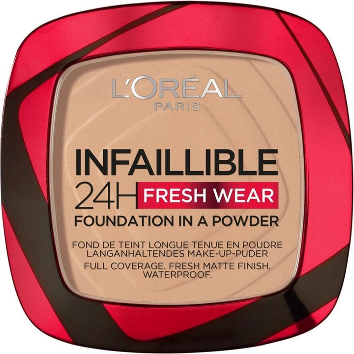 L'Oréal - Infaillible 24h Fresh Wear Powder Foundation - 120 Vanilla