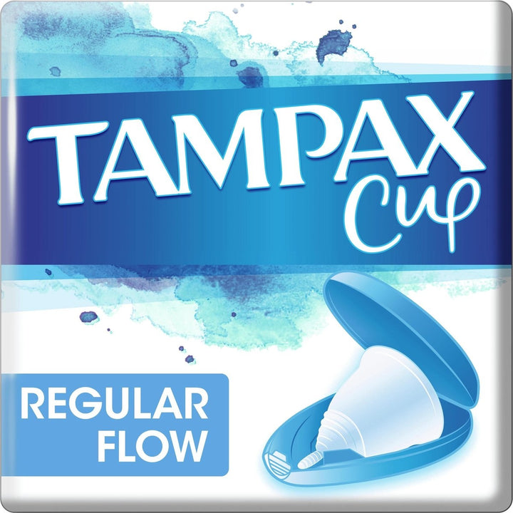 Tampax Menstruationstasse Regular – Von einem Gynäkologen entworfen – 1 Stück – Verpackung beschädigt