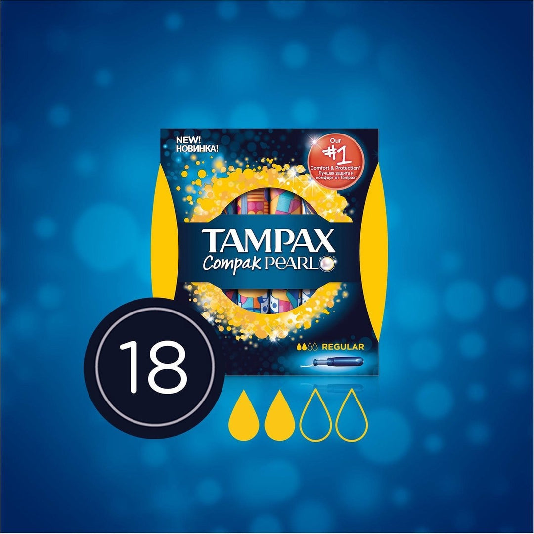 Tampax Compak Pearl Regular - Tampons 18St.