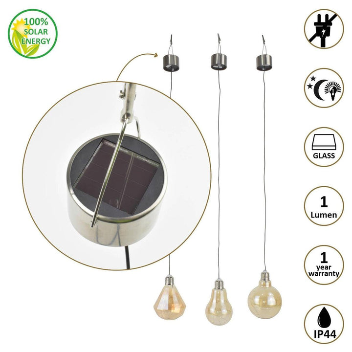 O'Daddy Solar Light Bulb SHAM - warm/white LED mood lighting