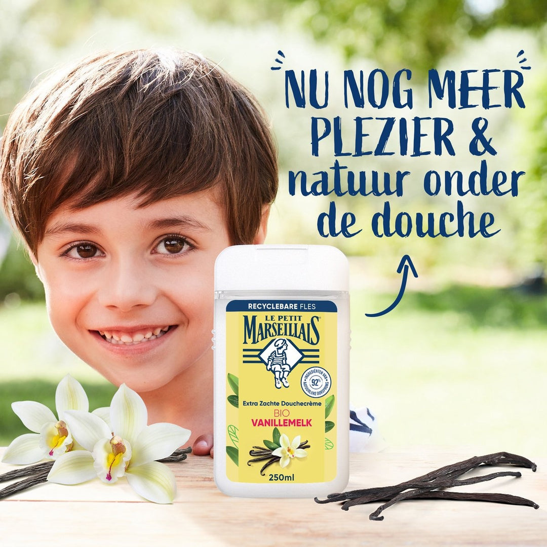 Le Petit Marseillais extra weiche Duschcreme Bio-Vanillemilch, 250 ml